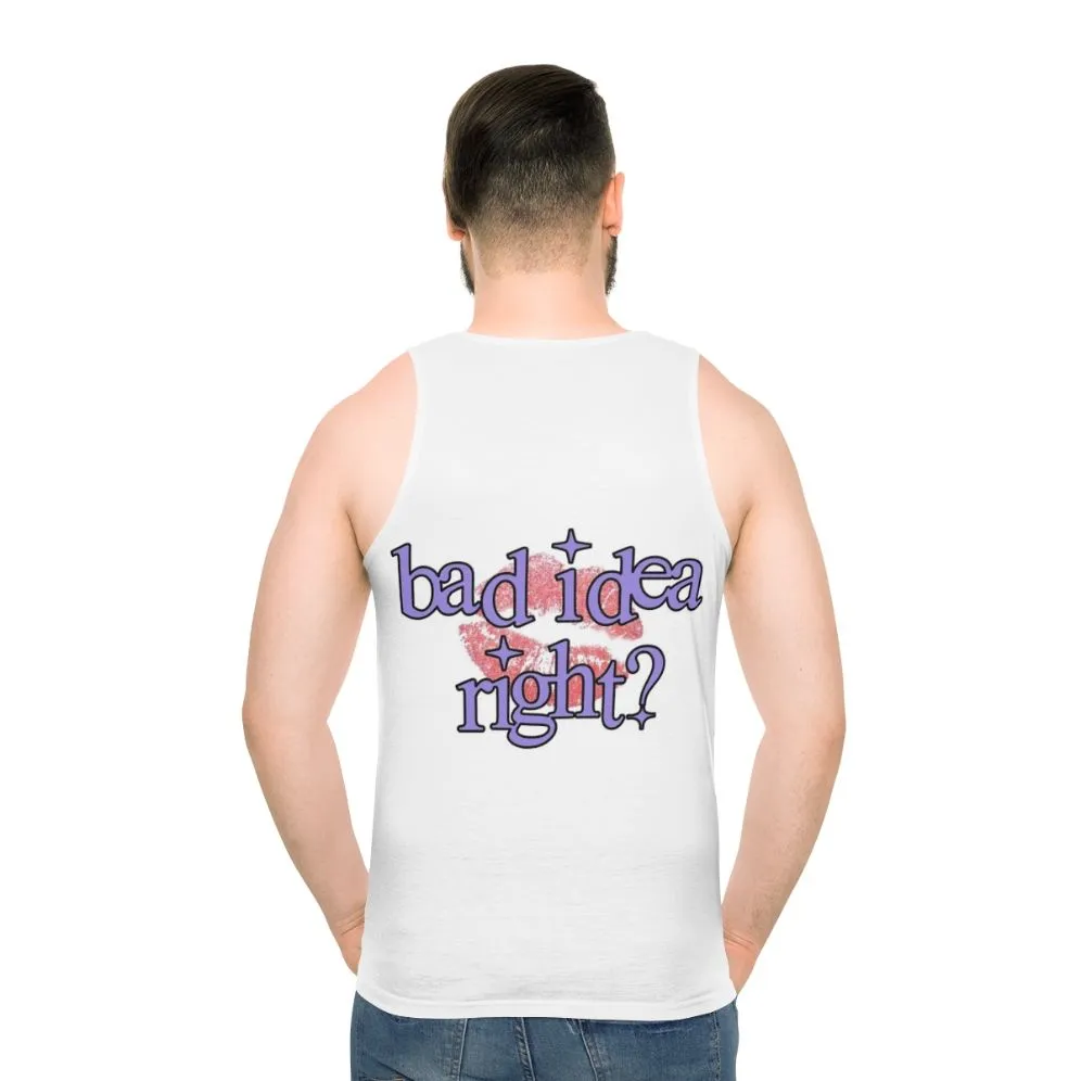 "Bad Idea Right" Unisex Tank Top - Olivia Rodrigo Sour Merch