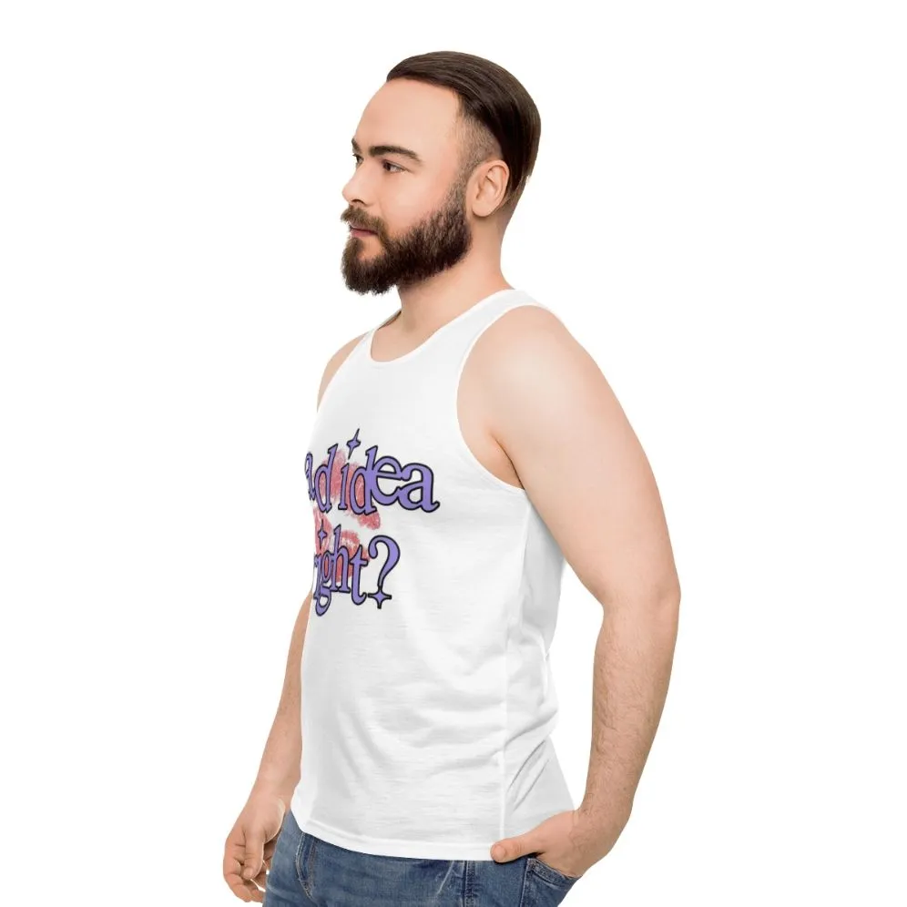 "Bad Idea Right" Unisex Tank Top - Olivia Rodrigo Sour Merch