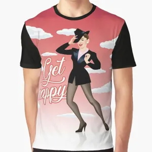 "Get Happy" Graphic T-Shirt