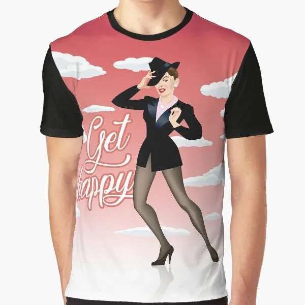 "Get Happy" Graphic T-Shirt