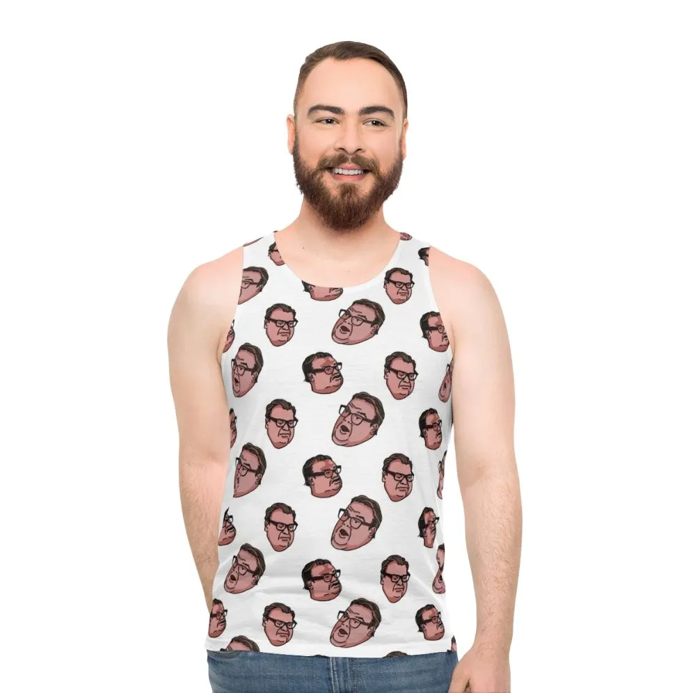 "Matt Foley Unisex Tank Top: Channeling the Iconic SNL Character"
