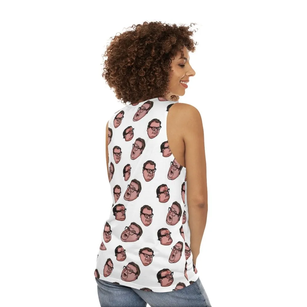 "Matt Foley Unisex Tank Top: Channeling the Iconic SNL Character"