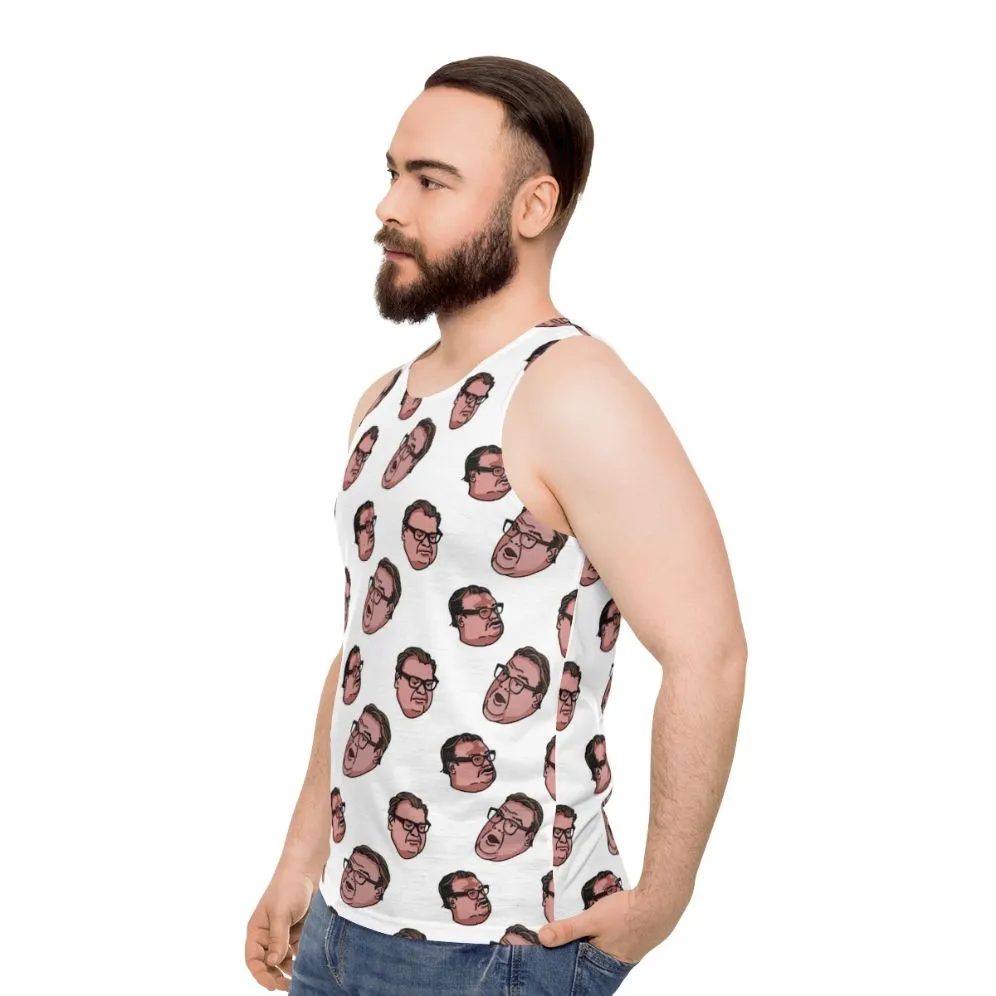 "Matt Foley Unisex Tank Top: Channeling the Iconic SNL Character"