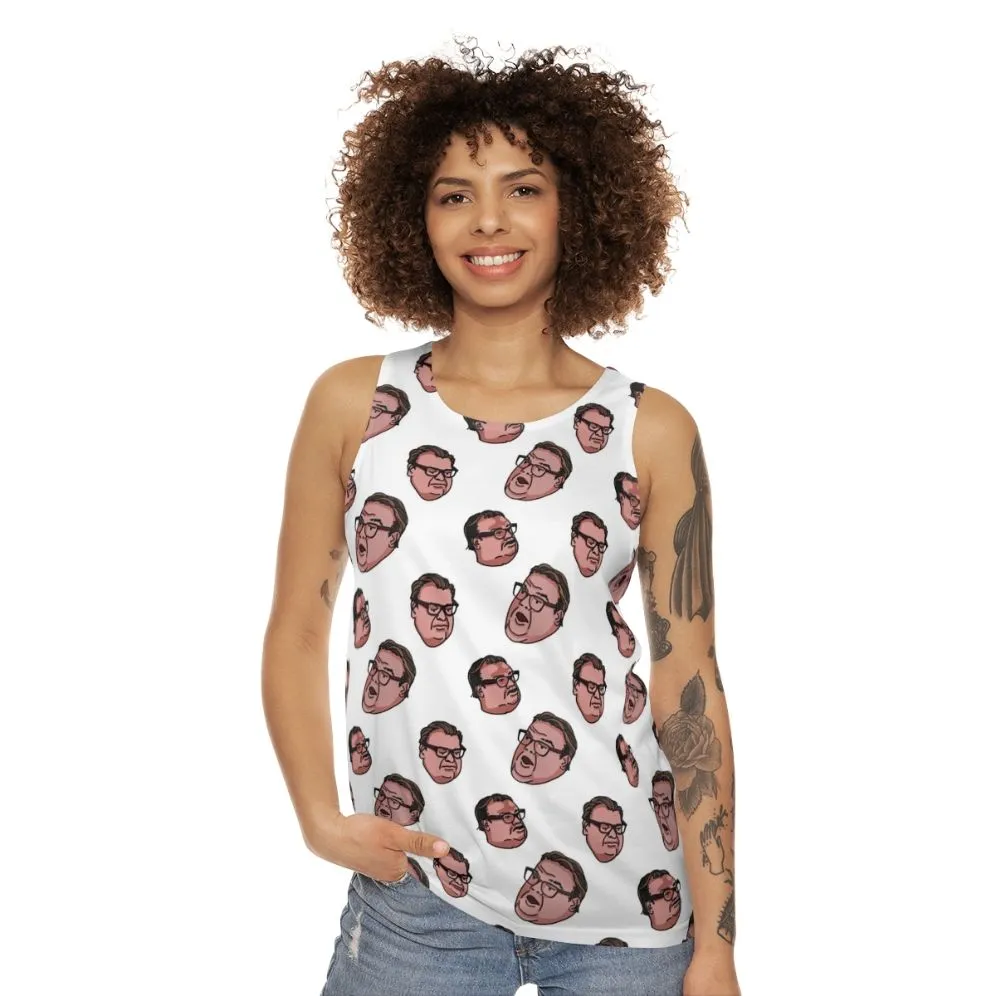 "Matt Foley Unisex Tank Top: Channeling the Iconic SNL Character"
