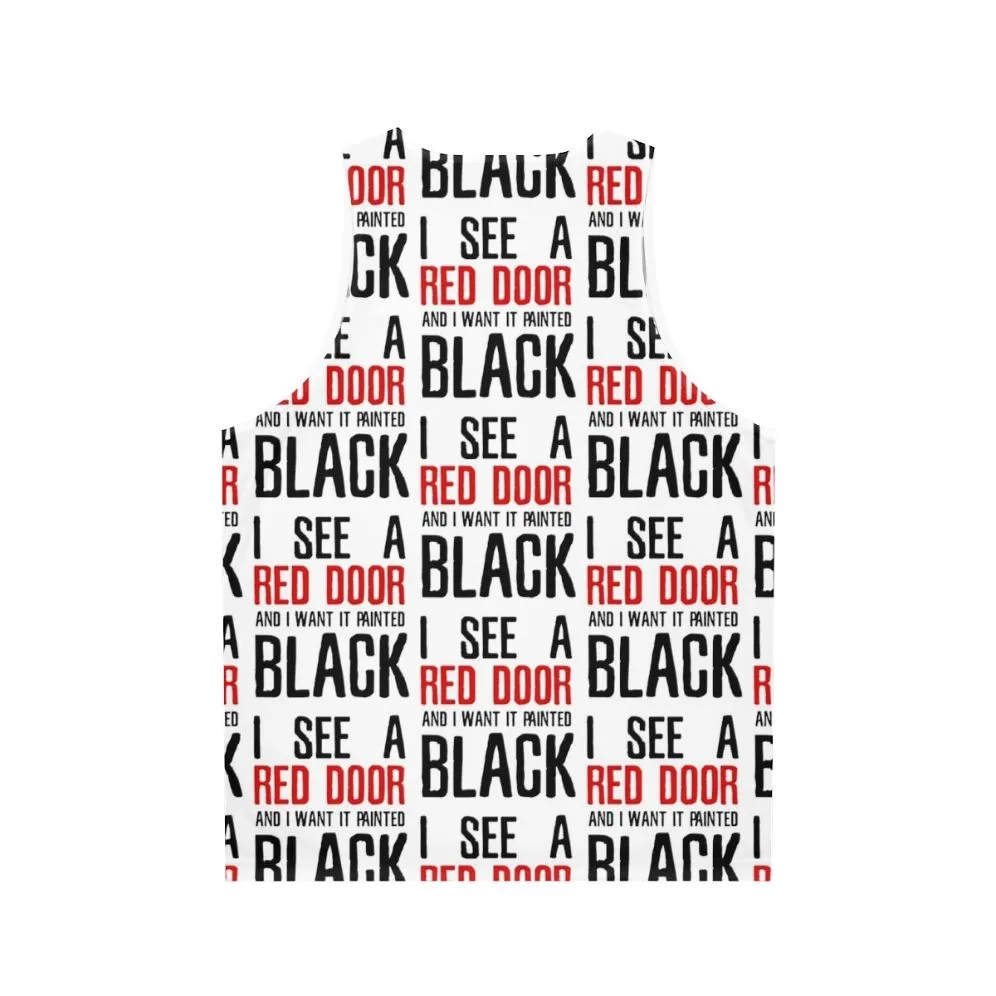 "Paint It Black" Rolling Stones Lyrics Unisex Tank Top