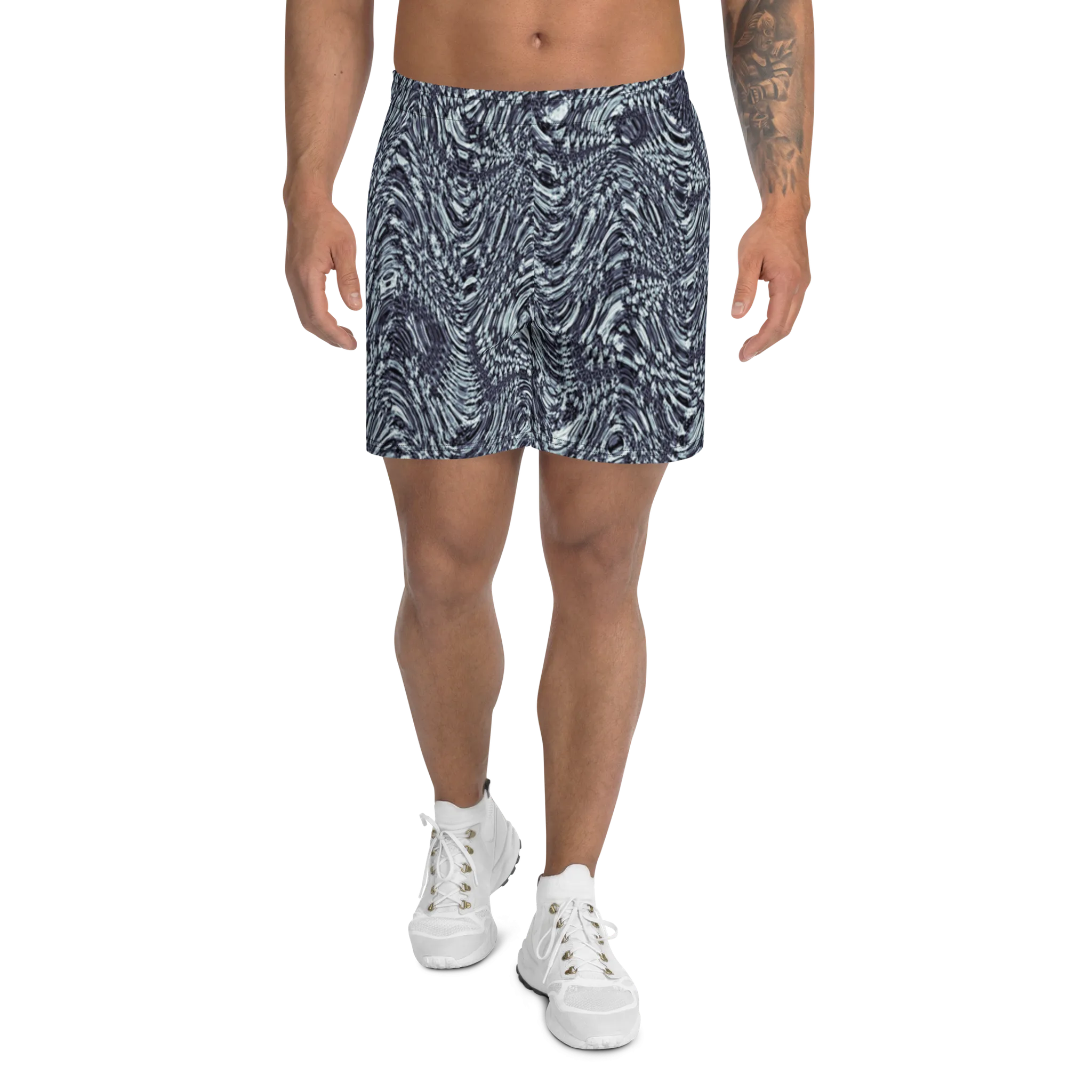 Recursia Alchemical Vision Men's Athletic Shorts In Blue