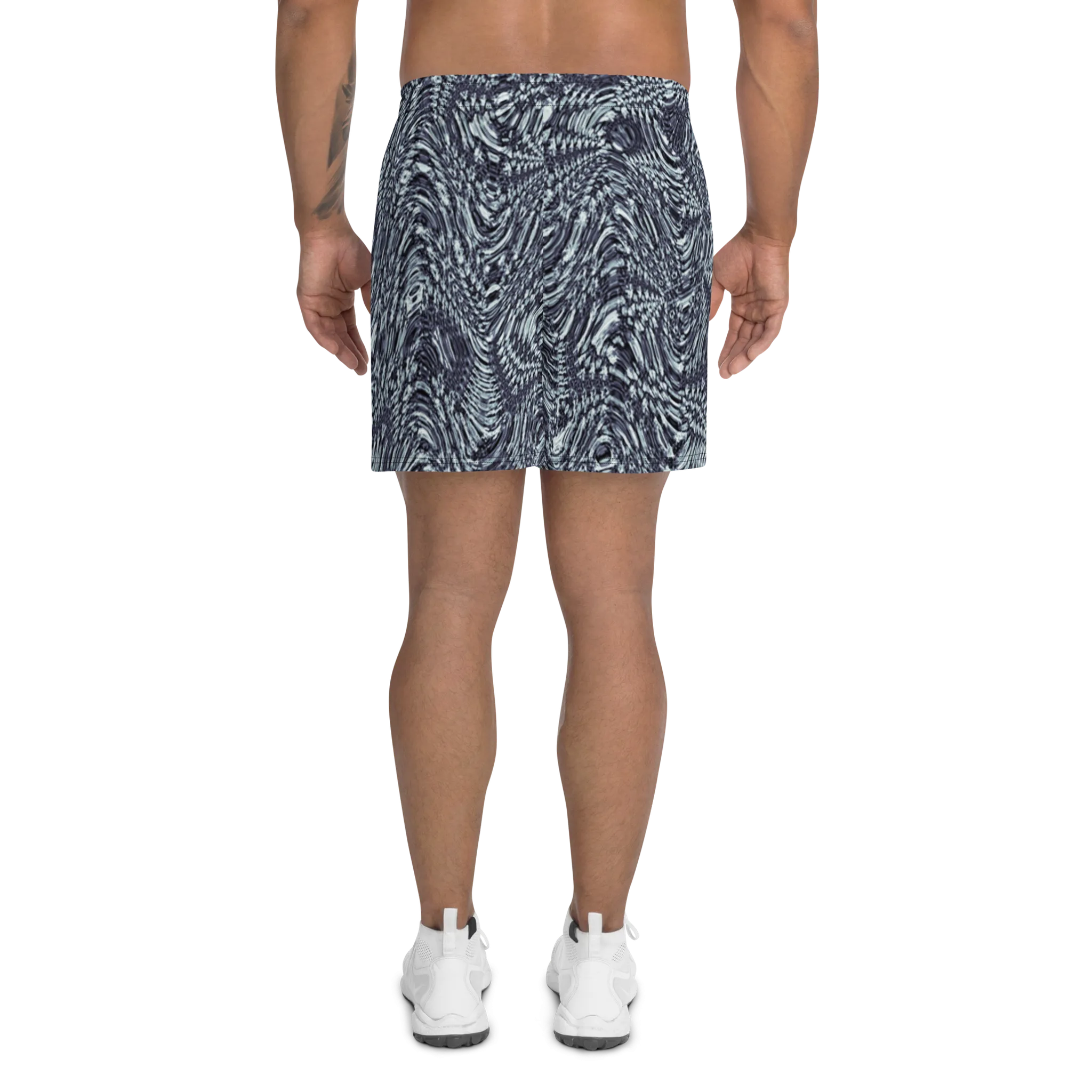 Recursia Alchemical Vision Men's Athletic Shorts In Blue