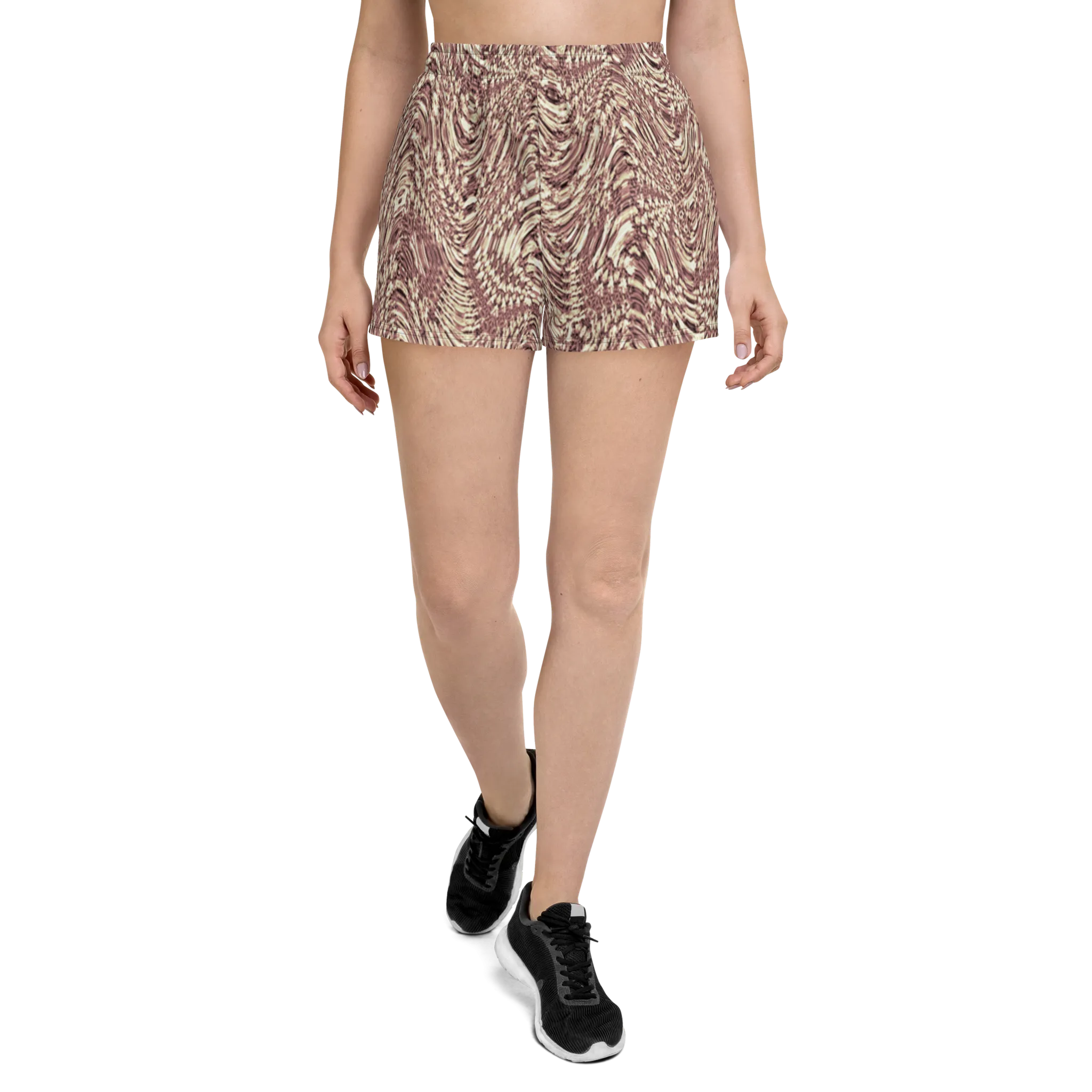 Recursia Alchemical Vision Women's Athletic Short Shorts In Pink