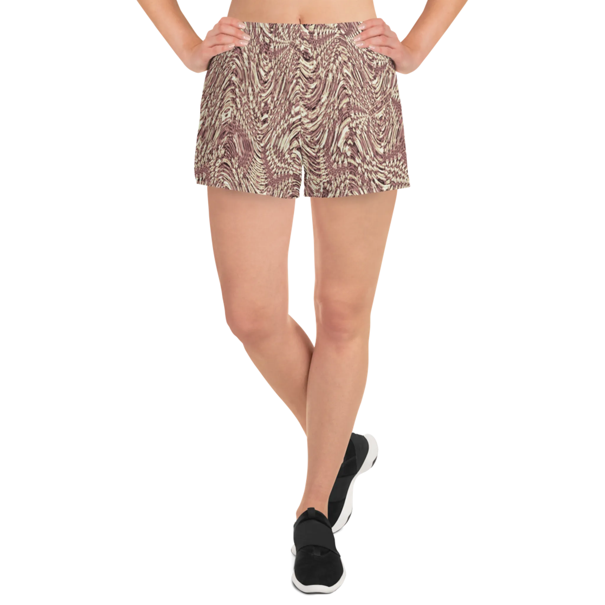 Recursia Alchemical Vision Women's Athletic Short Shorts In Pink
