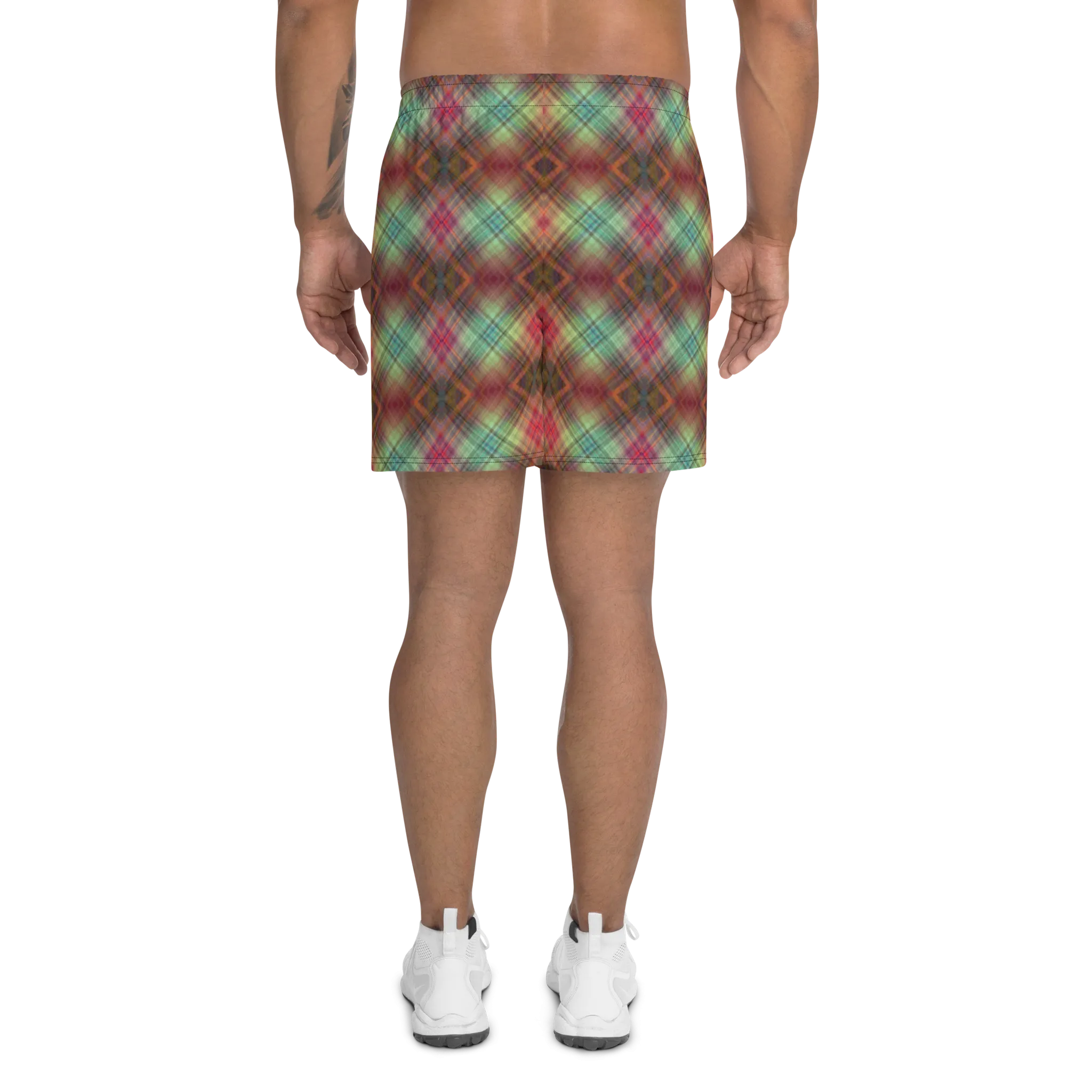Recursia Argyle Rewired I Men's Athletic Shorts