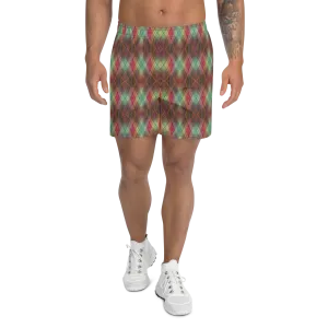 Recursia Argyle Rewired II Men's Athletic Shorts