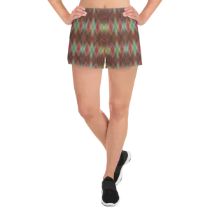 Recursia Argyle Rewired II Women's Athletic Short Shorts