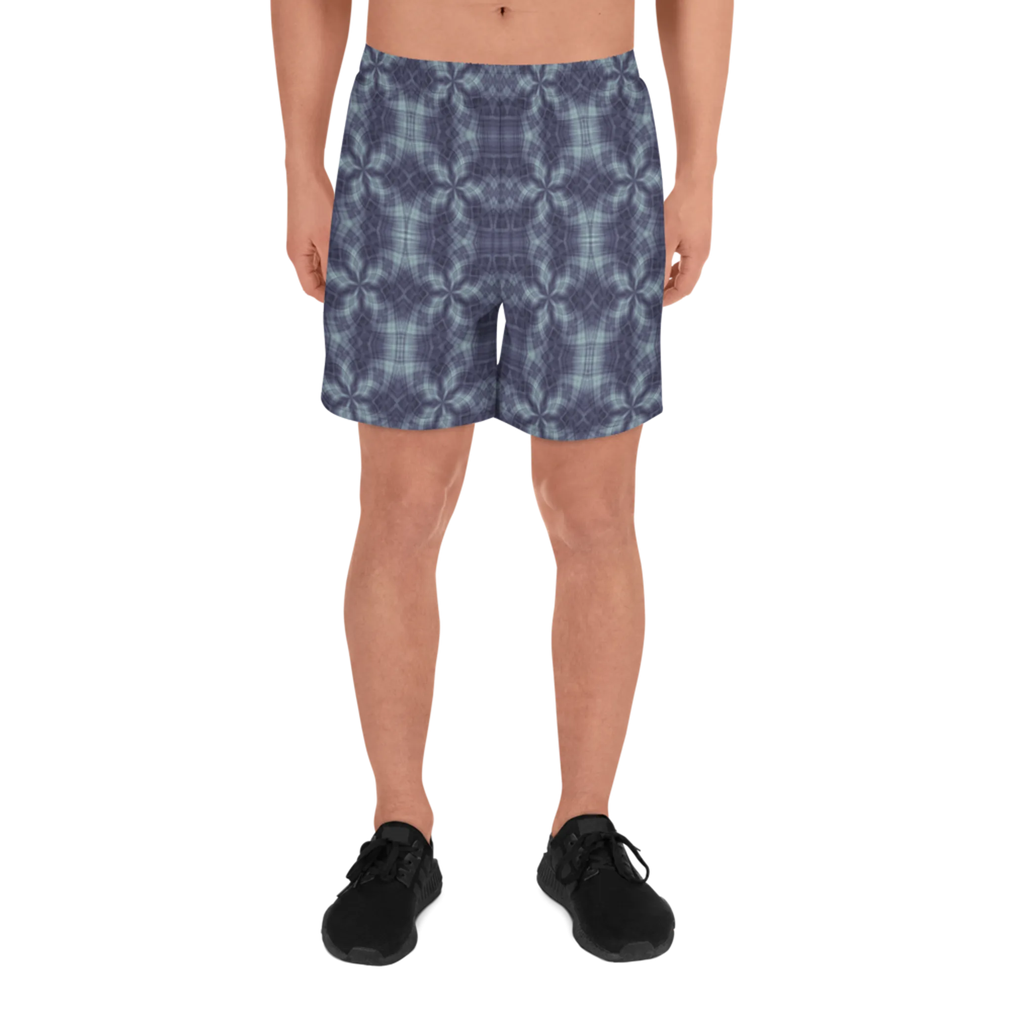 Recursia Argyle Rewired Men's Athletic Shorts In Blue