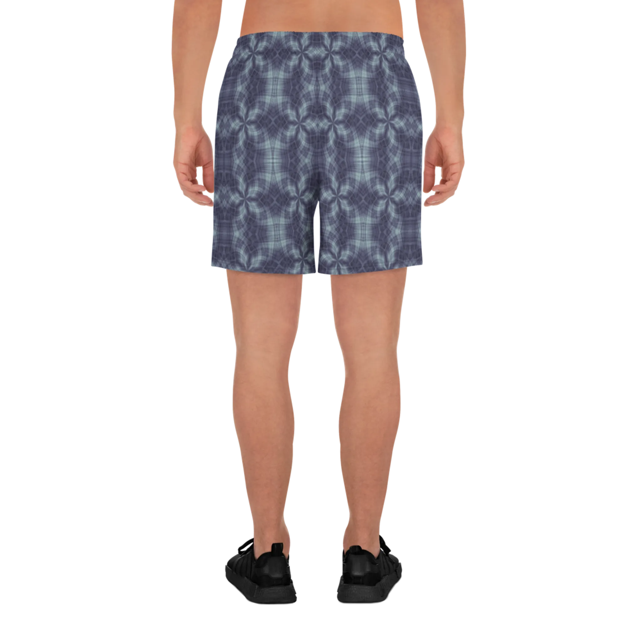Recursia Argyle Rewired Men's Athletic Shorts In Blue