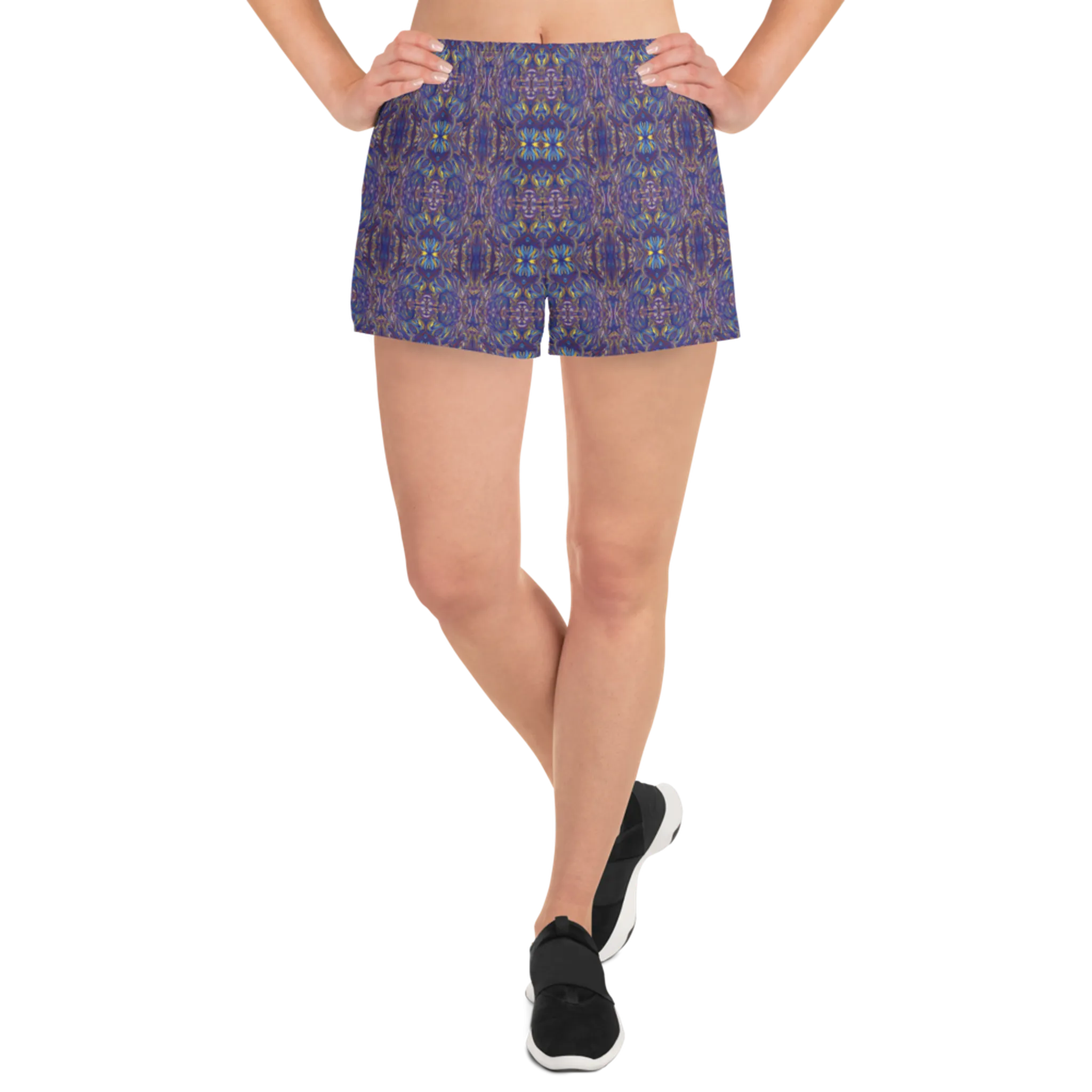 Recursia Bohemian Dream Women's Athletic Short Shorts