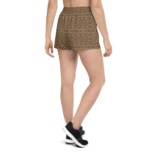 Recursia Contemplative Jaguar I Women's Athletic Short Shorts