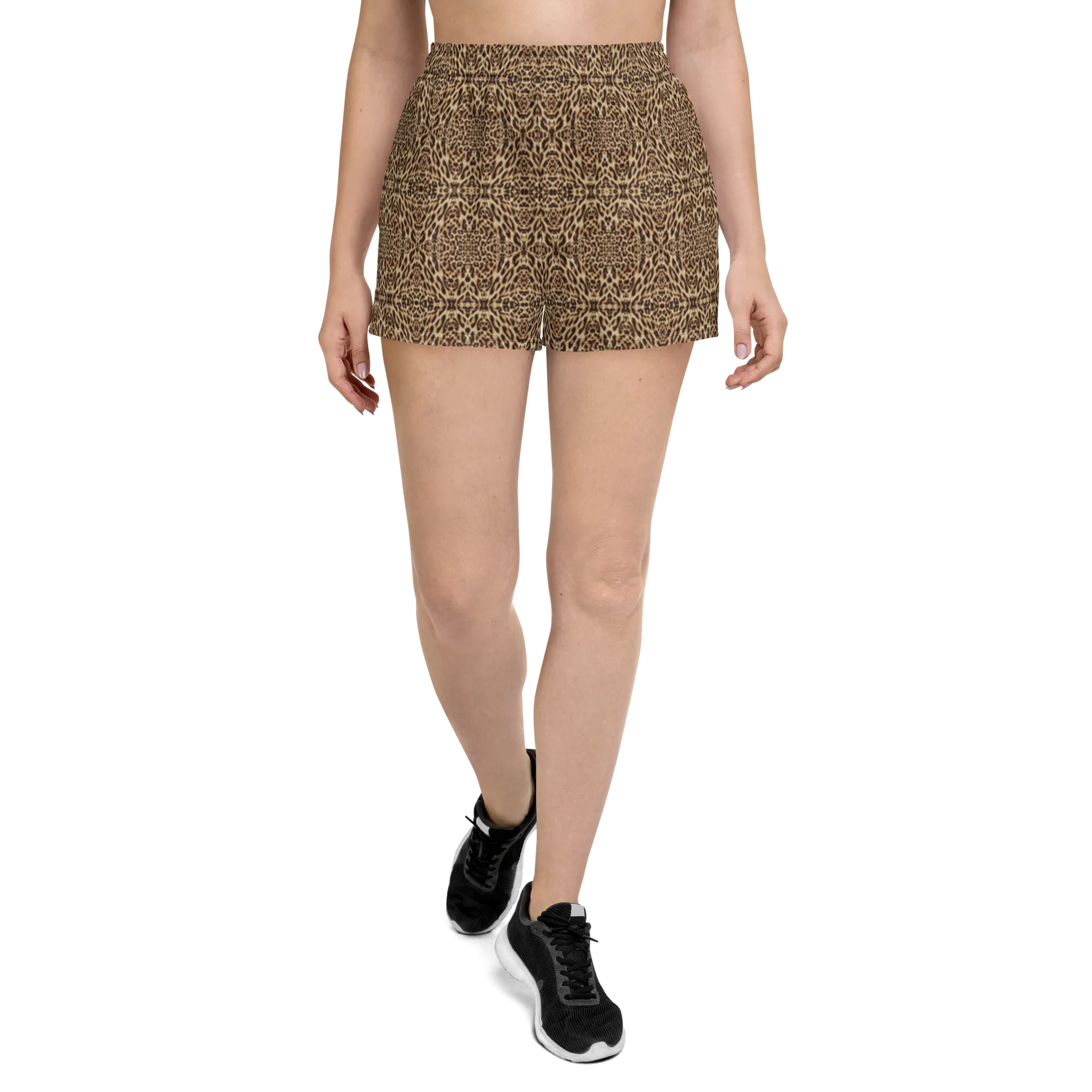 Recursia Contemplative Jaguar I Women's Athletic Short Shorts