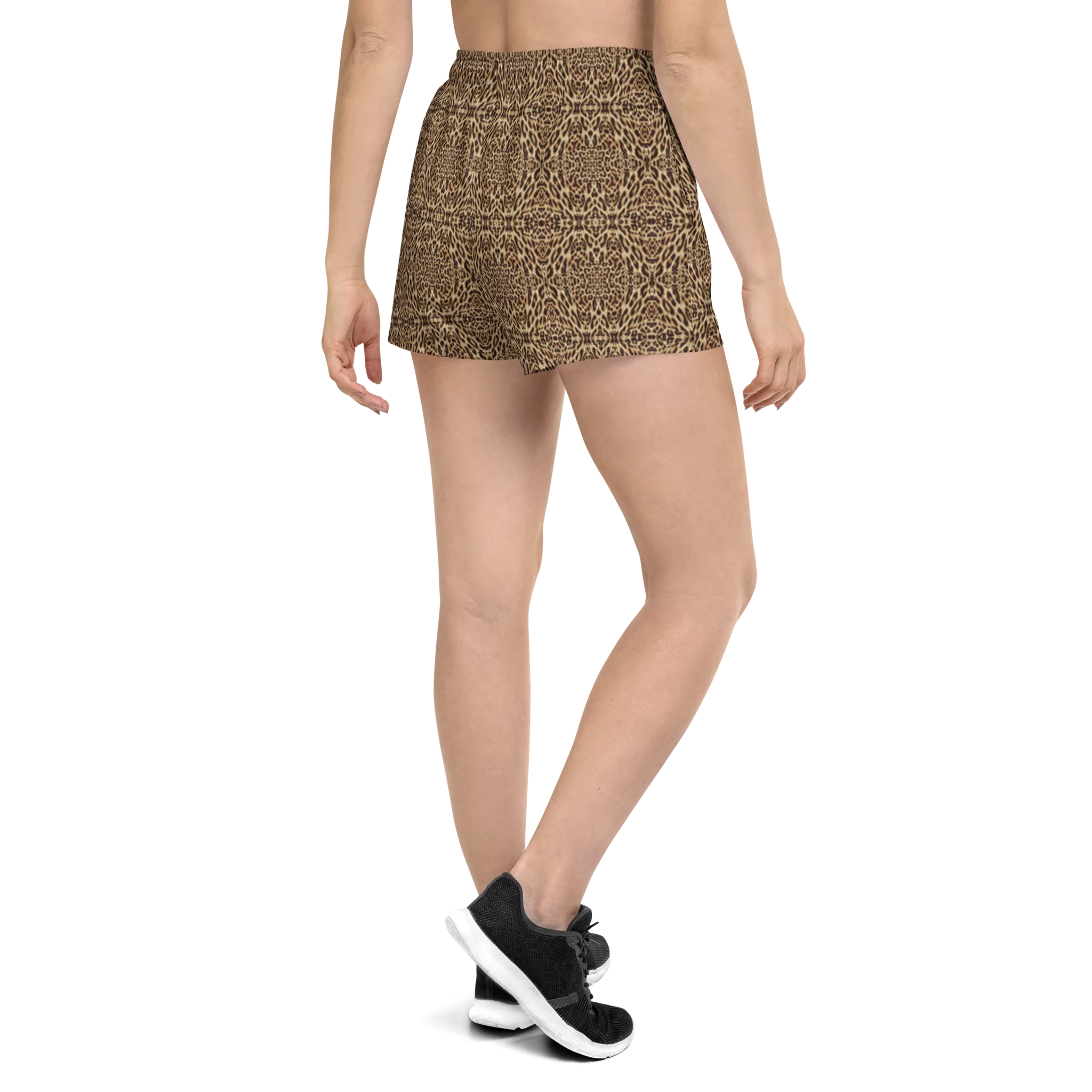 Recursia Contemplative Jaguar I Women's Athletic Short Shorts
