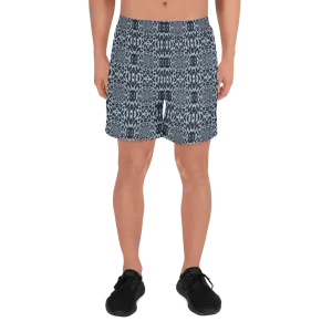 Recursia Contemplative Jaguar Men's Athletic Shorts In Blue