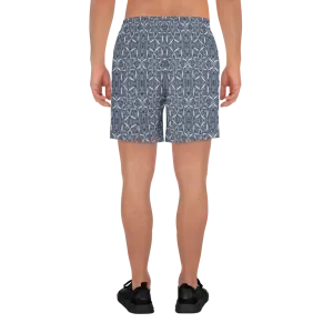 Recursia Lotus Light Men's Athletic Shorts In Blue