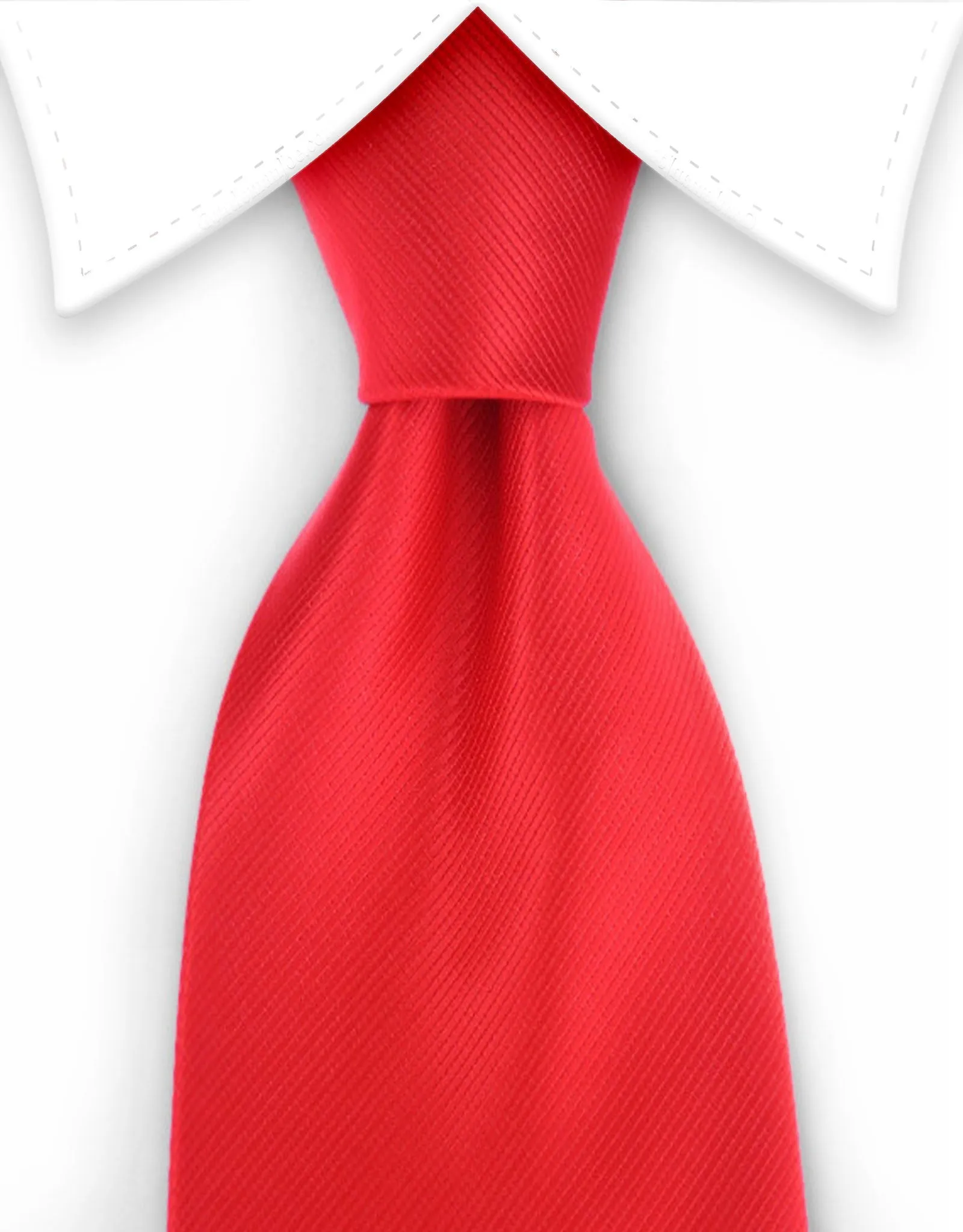 Red Solid Necktie