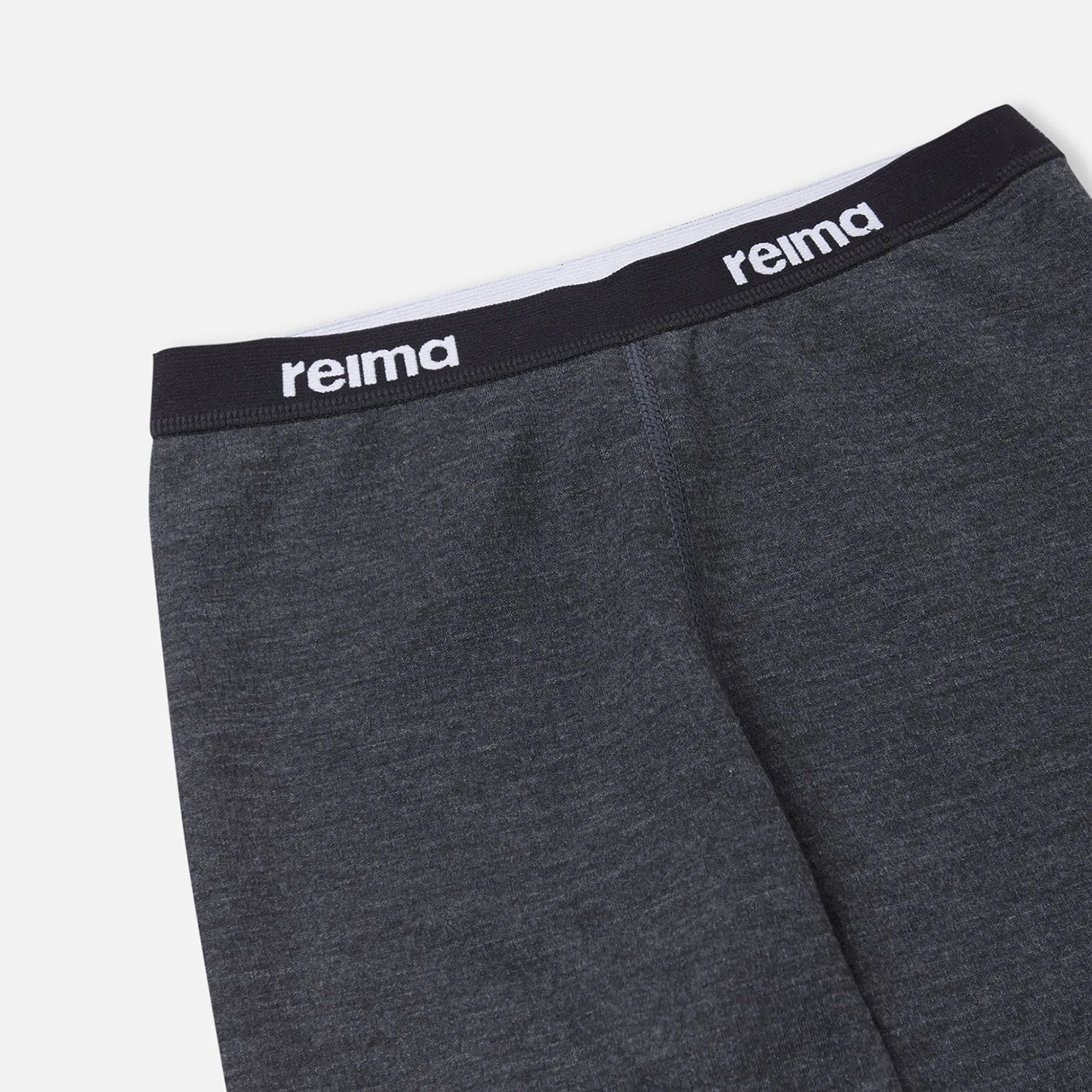 Reima Juniors' Lani Base Layer Set - Black Melange