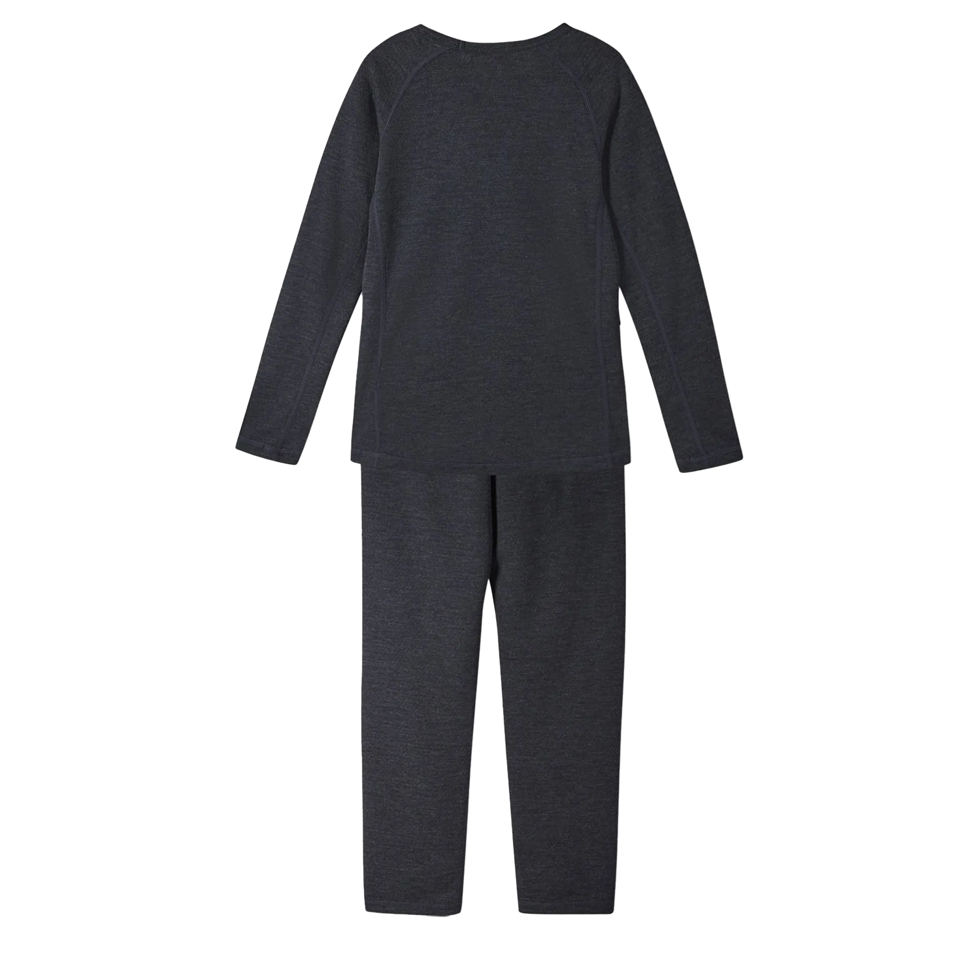 Reima Juniors' Lani Base Layer Set - Black Melange