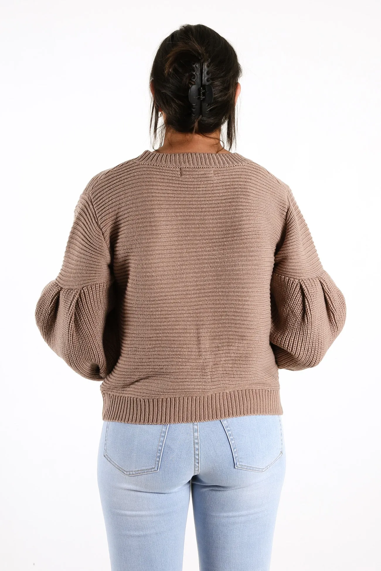 Remey Knit Jumper Brown