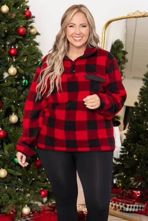Searching For Passion Pullover, Red