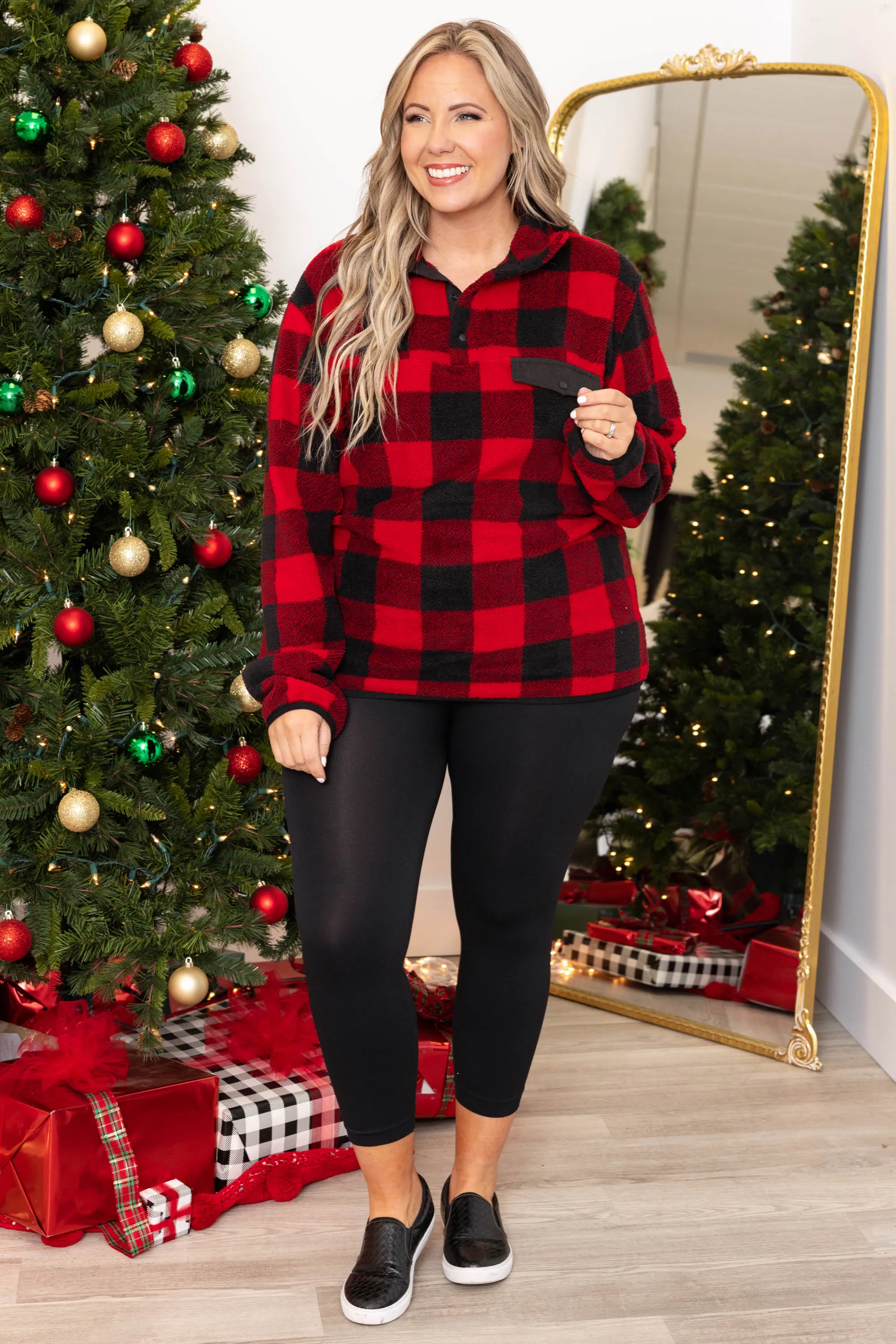 Searching For Passion Pullover, Red