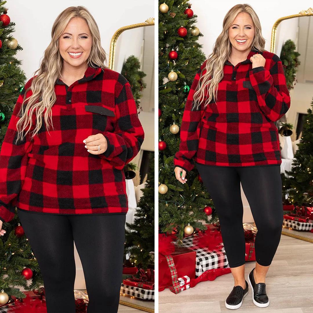 Searching For Passion Pullover, Red