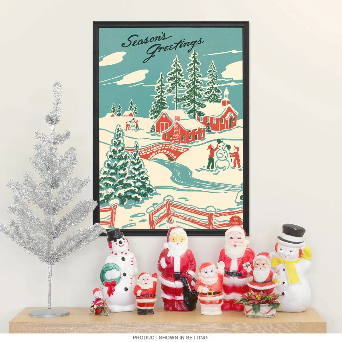 Seasons Greetings Winter Wonderland Poster