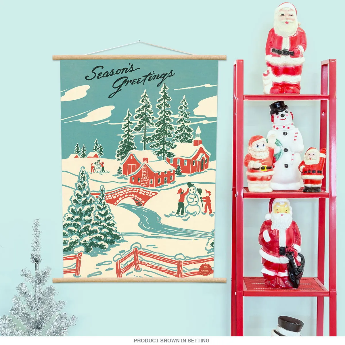 Seasons Greetings Winter Wonderland Poster