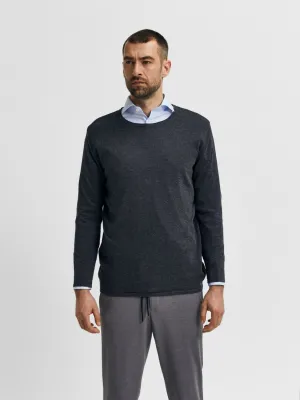 SELECTED HOMME PULLOVER ROME  anthracite melange
