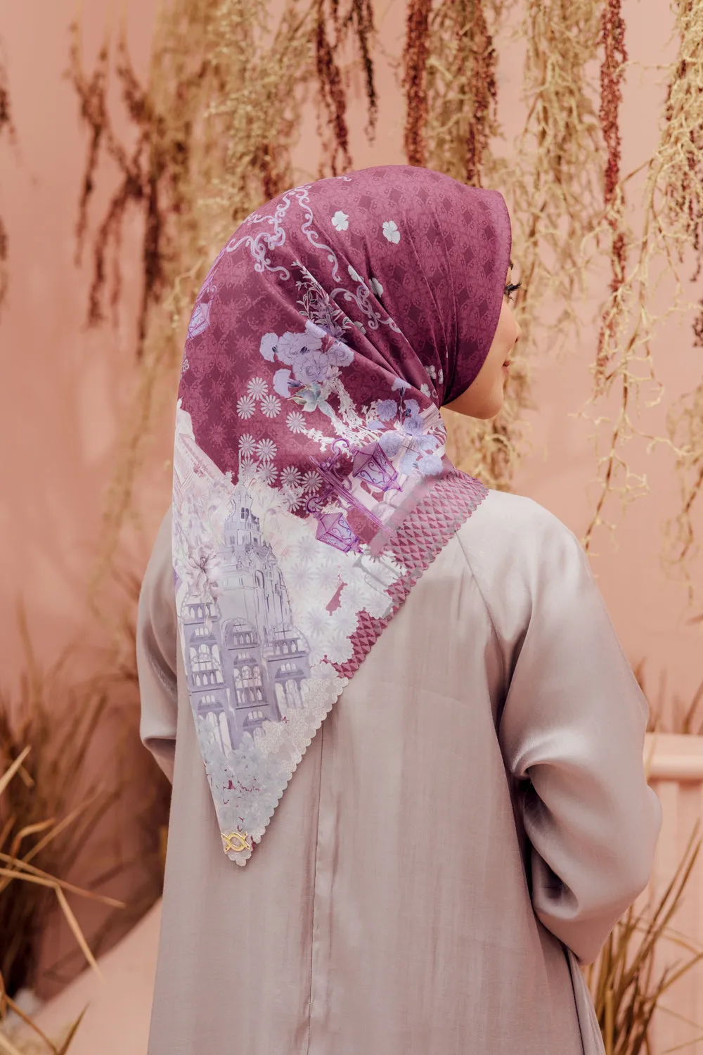 Seville Scarf Magenta Haze