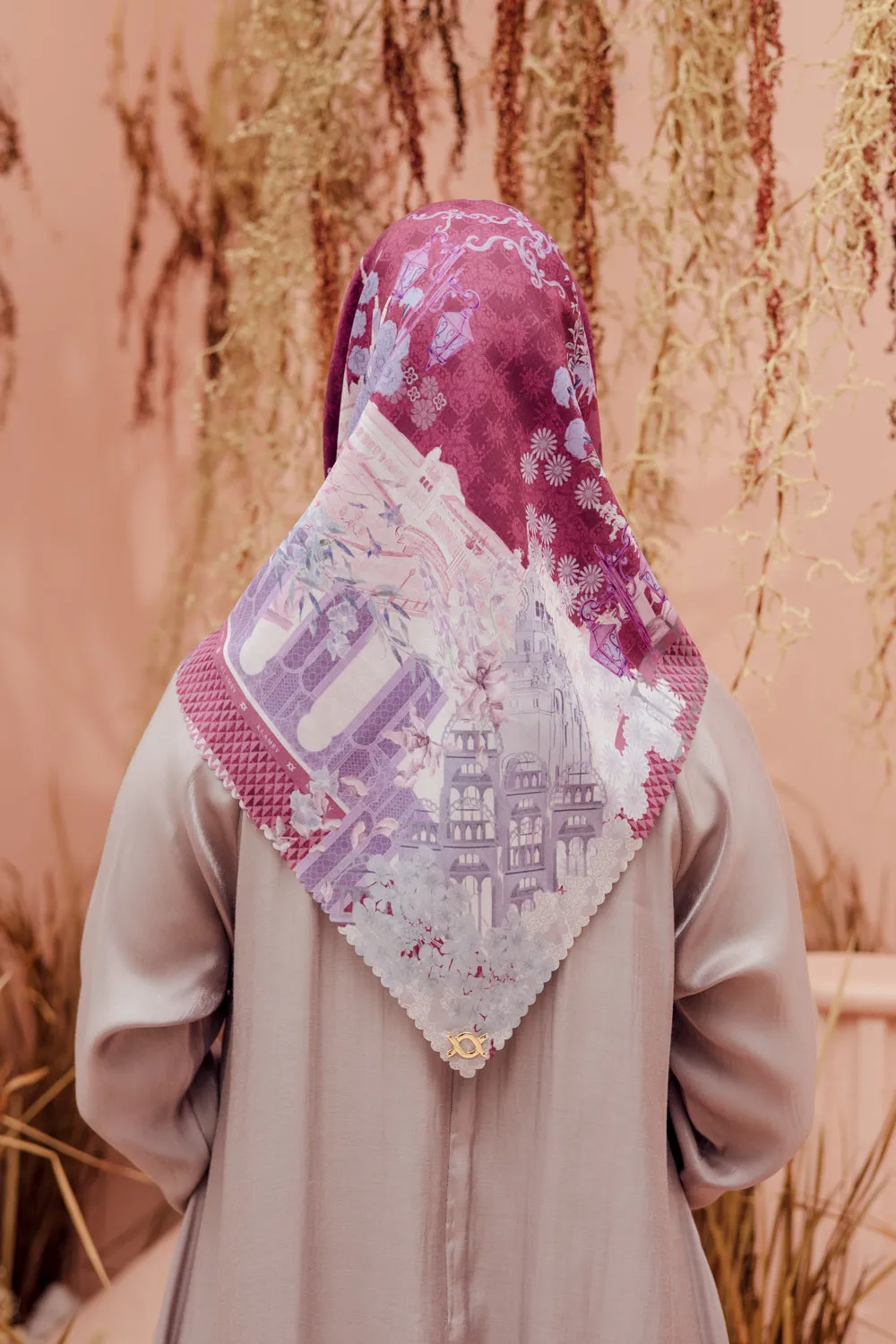 Seville Scarf Magenta Haze