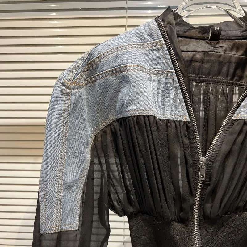 Sheer Jean Jacket