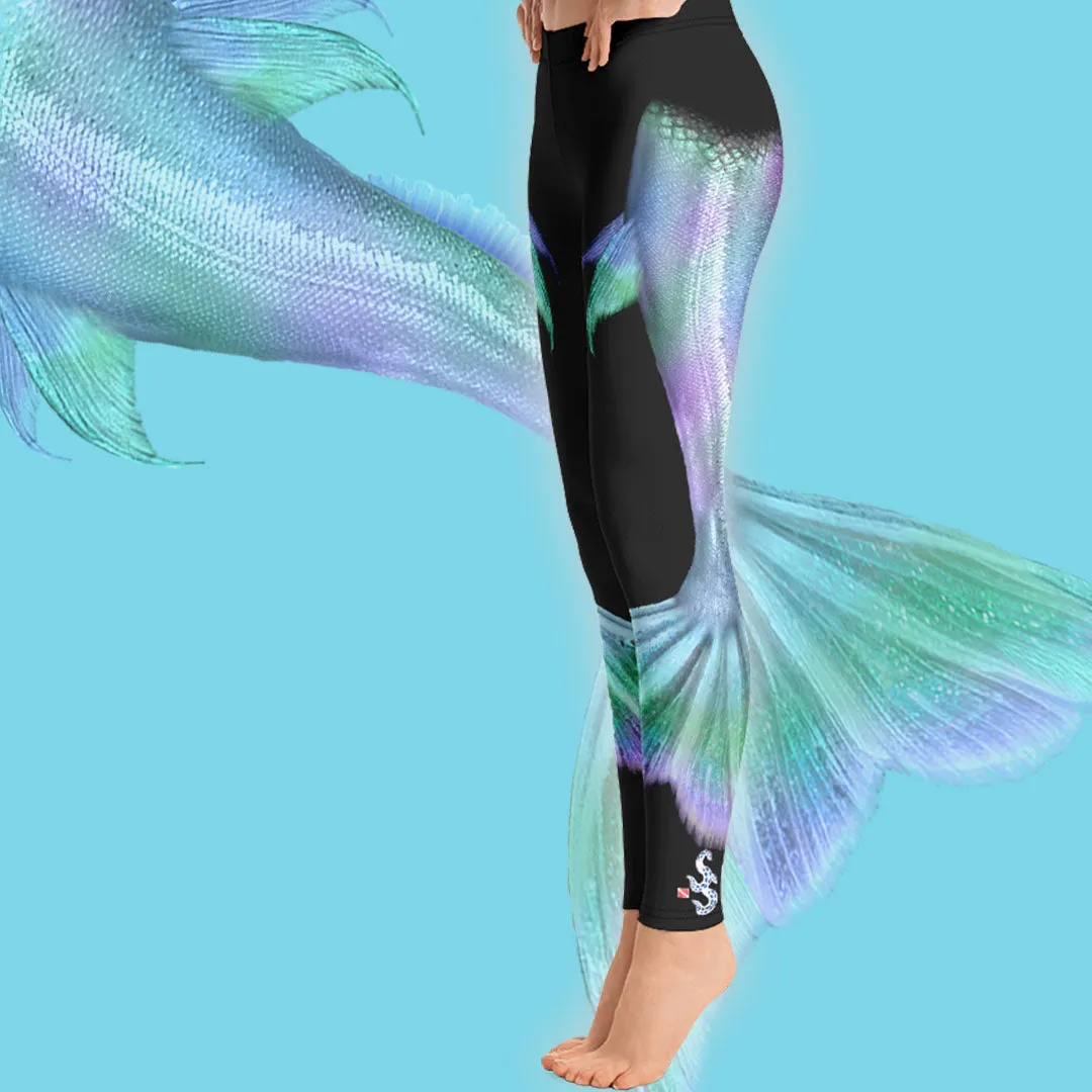 Shimmering Mermaid Tail Leggings