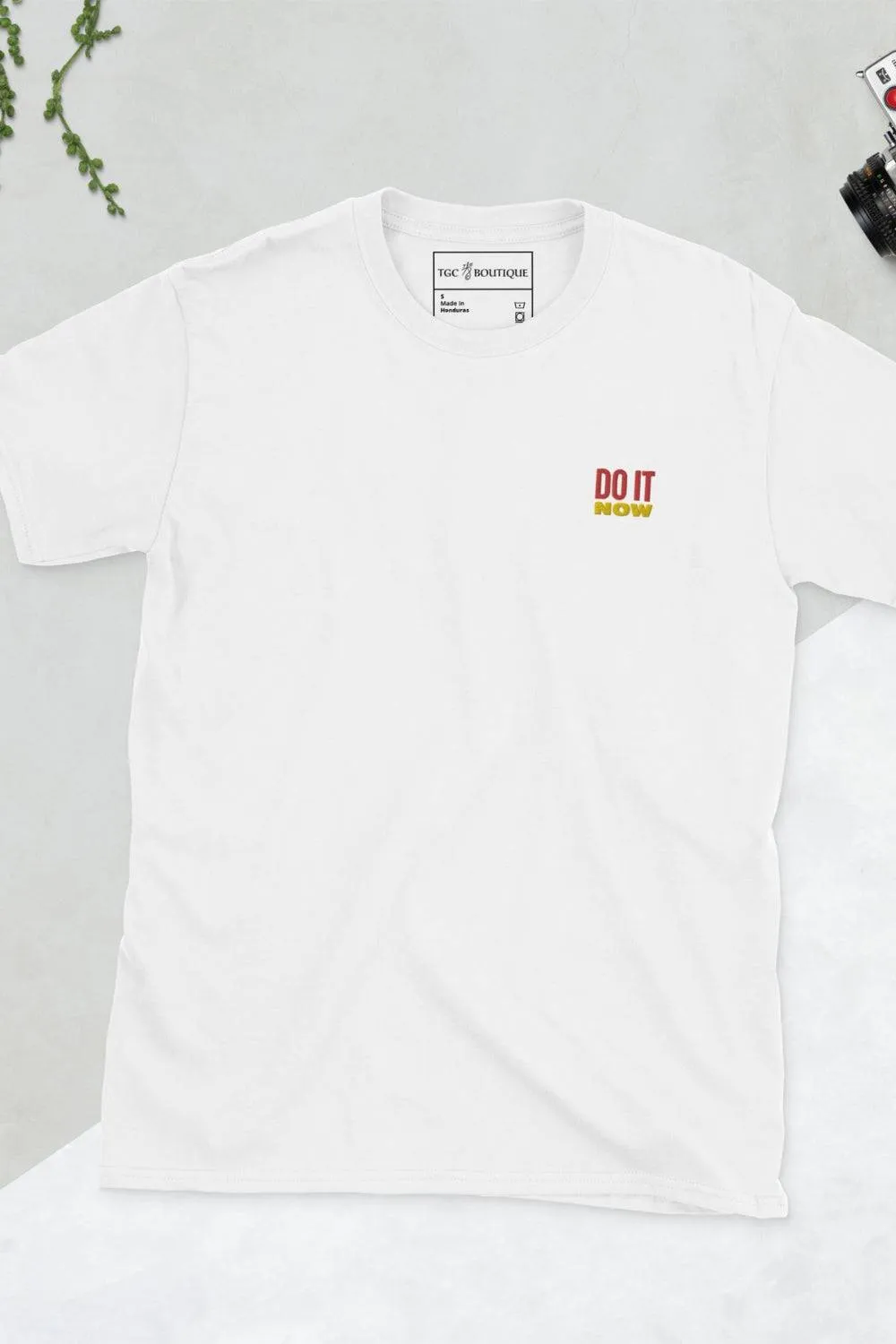 Short Sleeve "Do It Now" White T Shirt