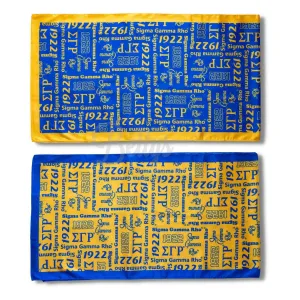 Sigma Gamma Rho ΣΓΡ Signature Scarf