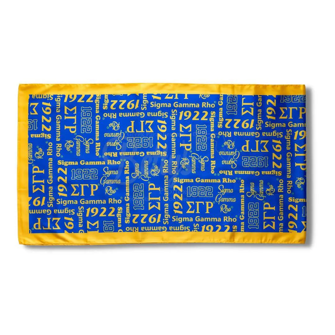 Sigma Gamma Rho ΣΓΡ Signature Scarf
