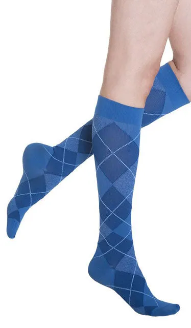 Sigvaris Men Microfiber Patterns 20-30 mmHg Knee High
