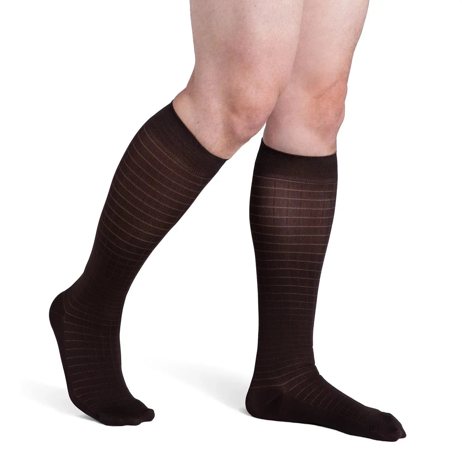 Sigvaris Men Microfiber Patterns 20-30 mmHg Knee High