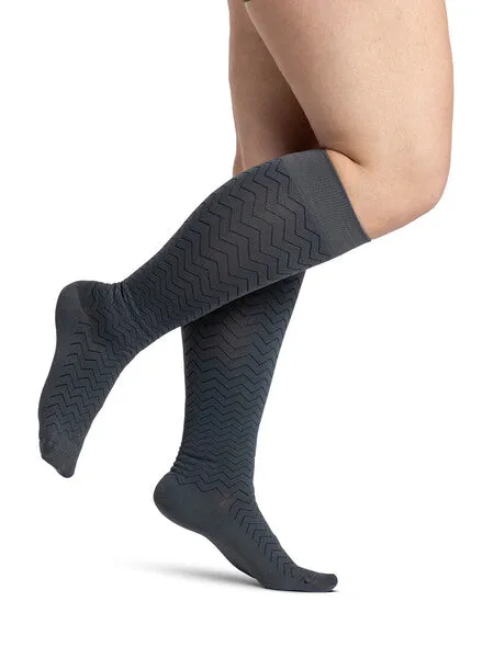 Sigvaris Men Microfiber Patterns 20-30 mmHg Knee High