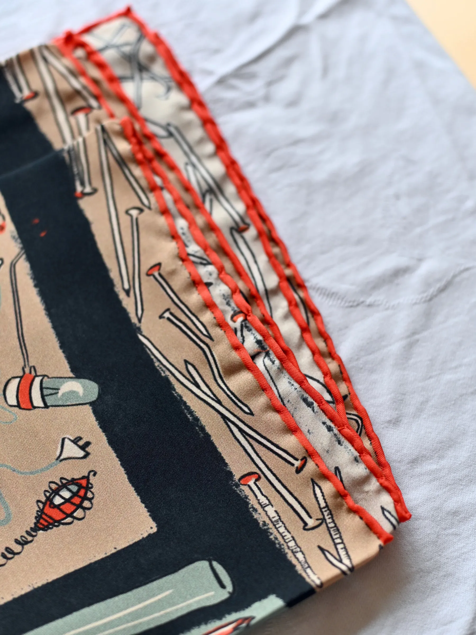 Silk Scarf - Gris