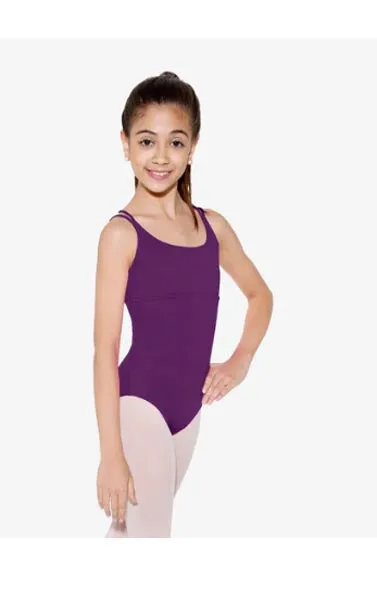 So Danca SL19 Lynn Child Camisole Leotard With Empire Waist And Strappy Back