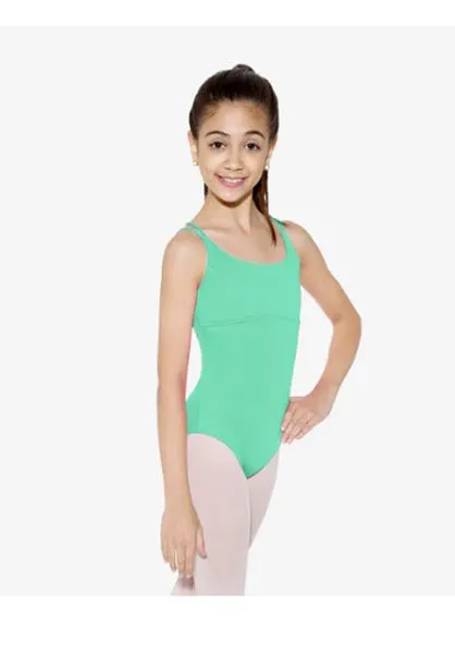 So Danca SL19 Lynn Child Camisole Leotard With Empire Waist And Strappy Back
