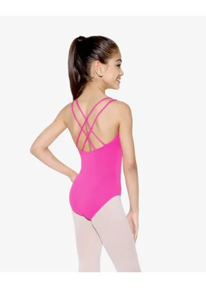 So Danca SL19 Lynn Child Camisole Leotard With Empire Waist And Strappy Back