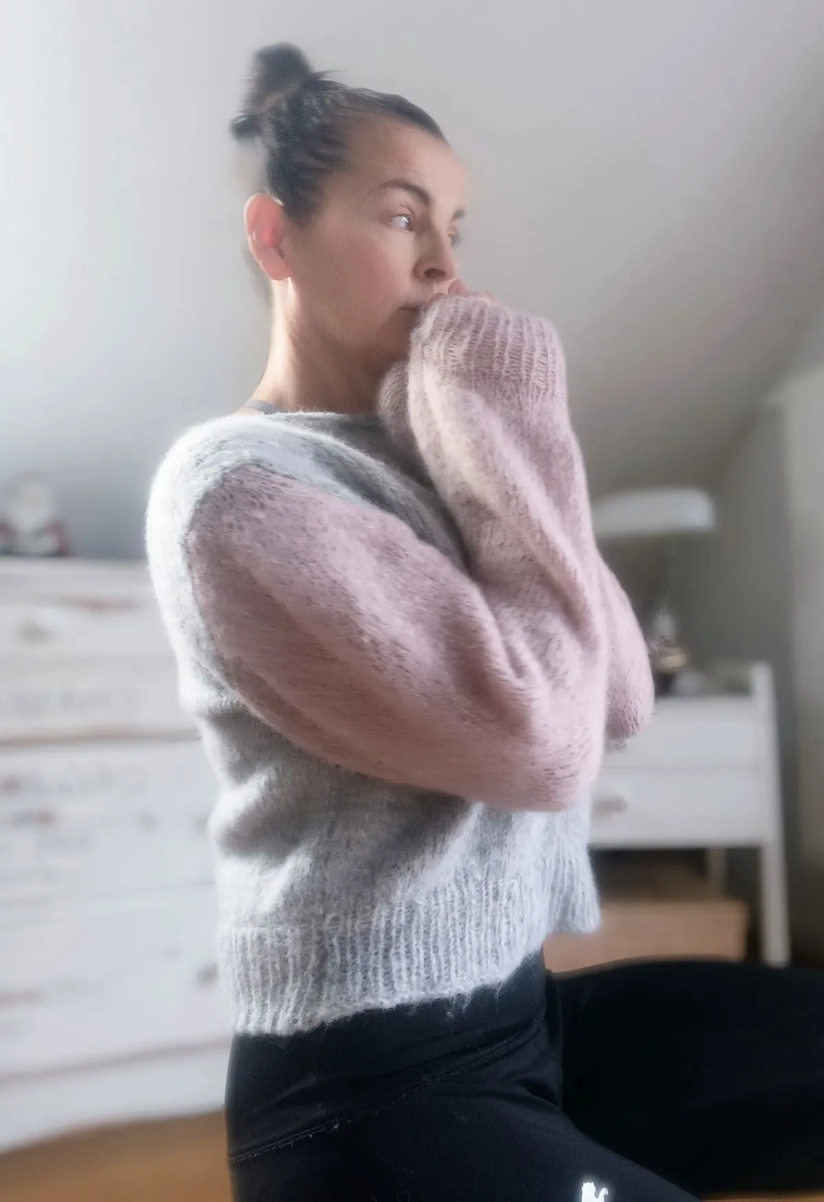 STRICK-SET 2 - Farbiger Pullover aus weichem Alpaca Silver von Katia