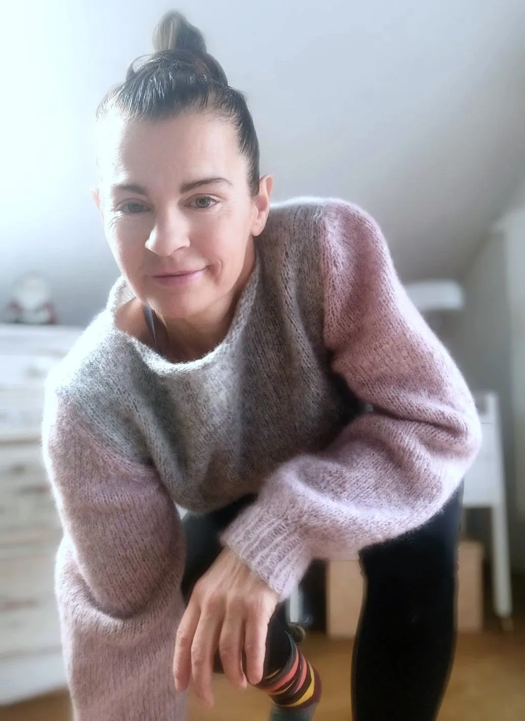 STRICK-SET 2 - Farbiger Pullover aus weichem Alpaca Silver von Katia